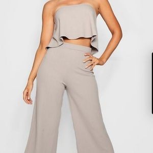 Grey Culotte Set